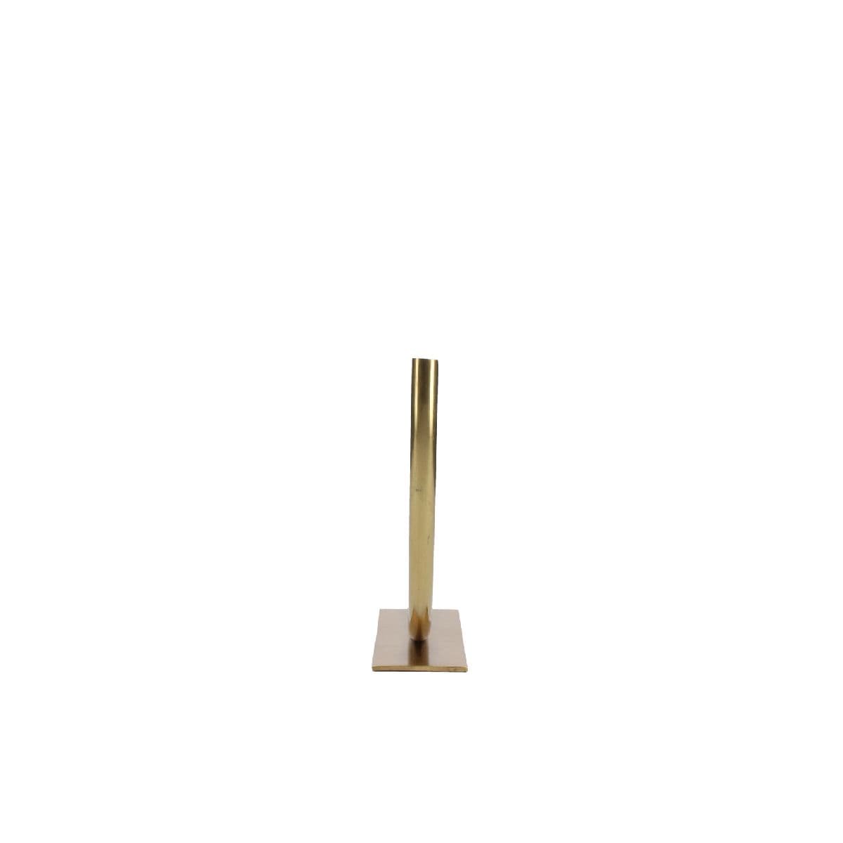Florero Hera Rounded Tube Gold Small