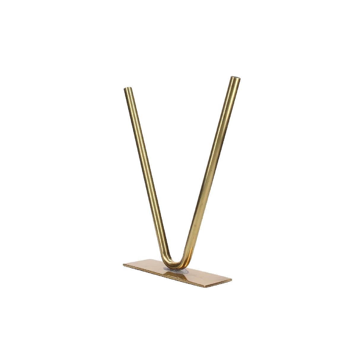 Florero Hera V Tube Gold Small