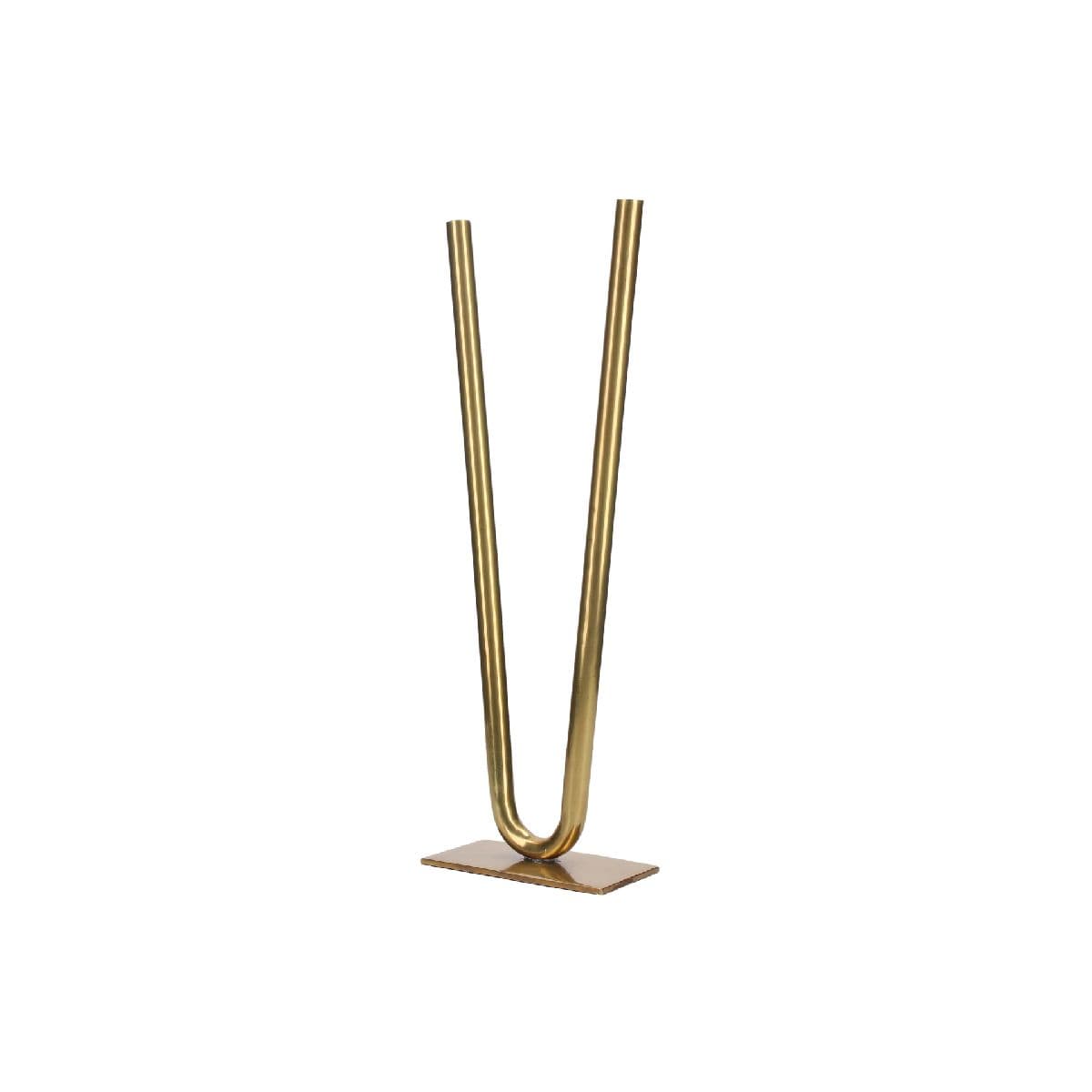 Florero Hera V Tube Gold Large