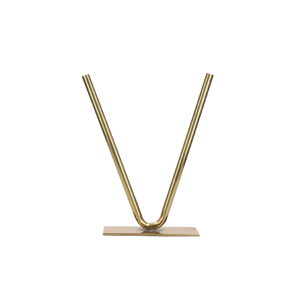 Florero Hera V Tube Gold Small
