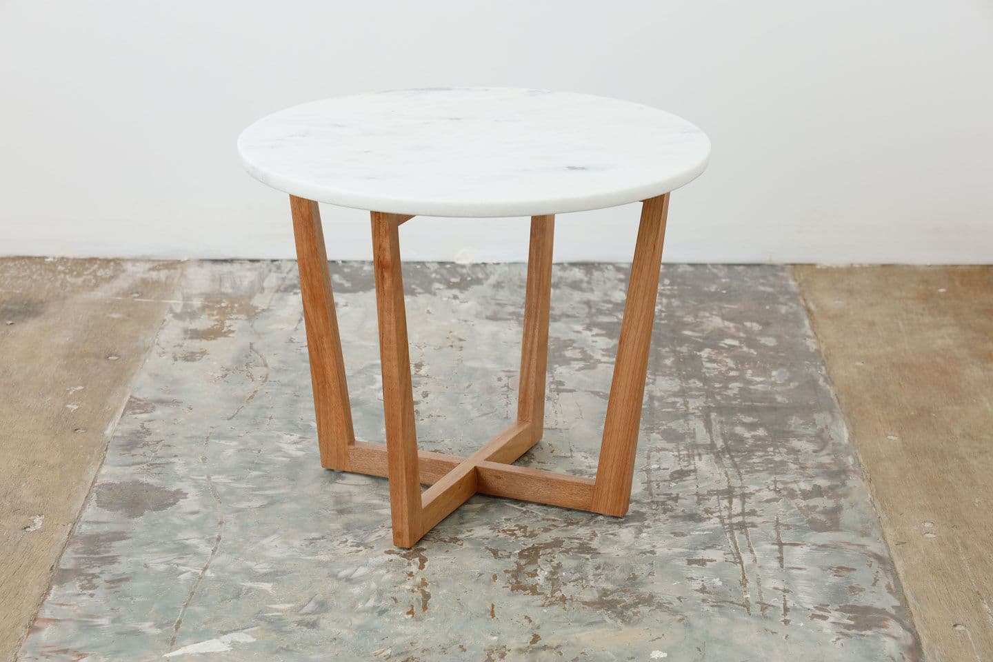 Mesa Lateral Galván Tope Mármol