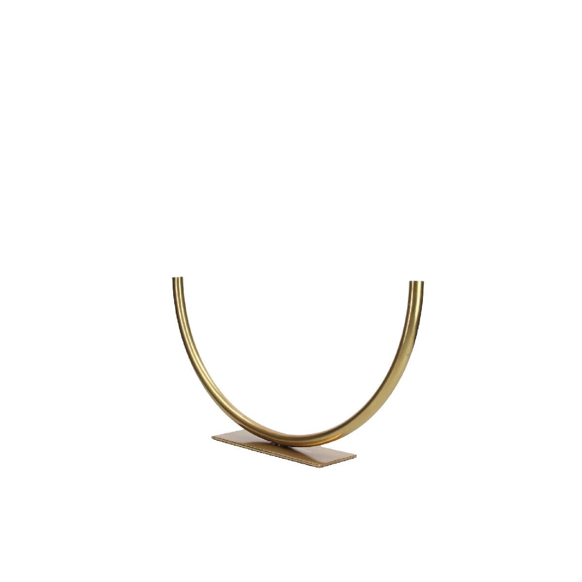 Florero Hera Rounded Tube Gold Small