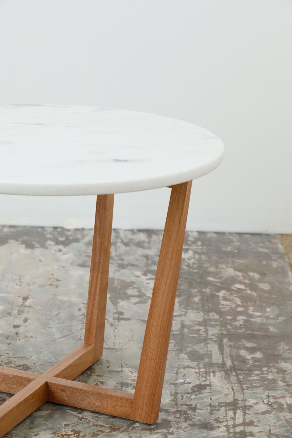 Mesa Lateral Galván Tope Mármol