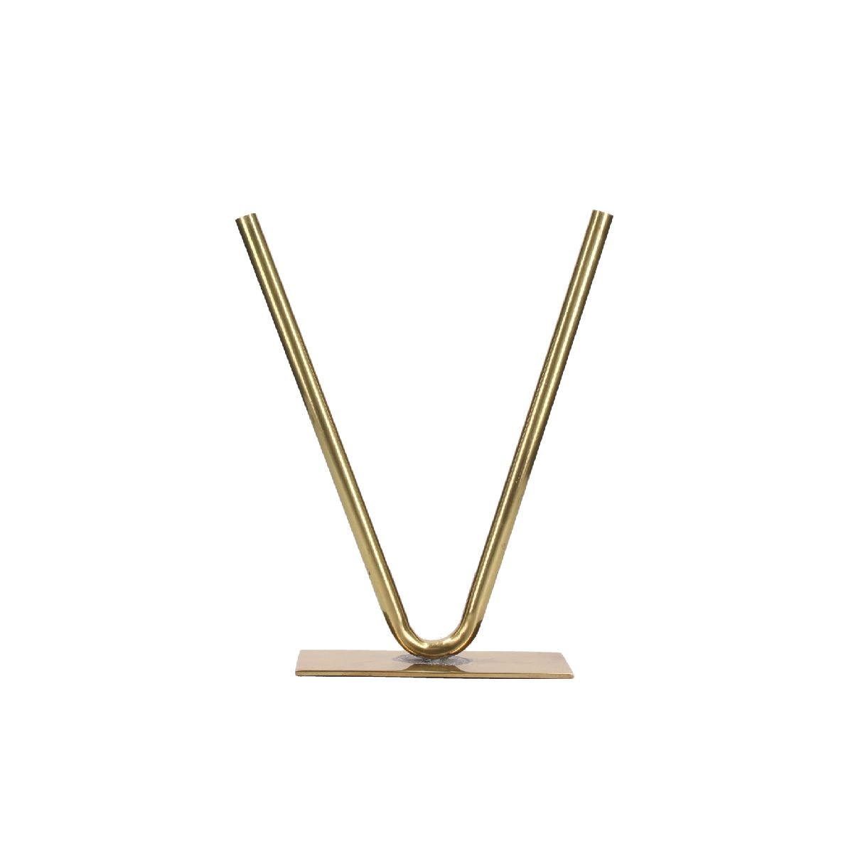 Florero Hera V Tube Gold Small