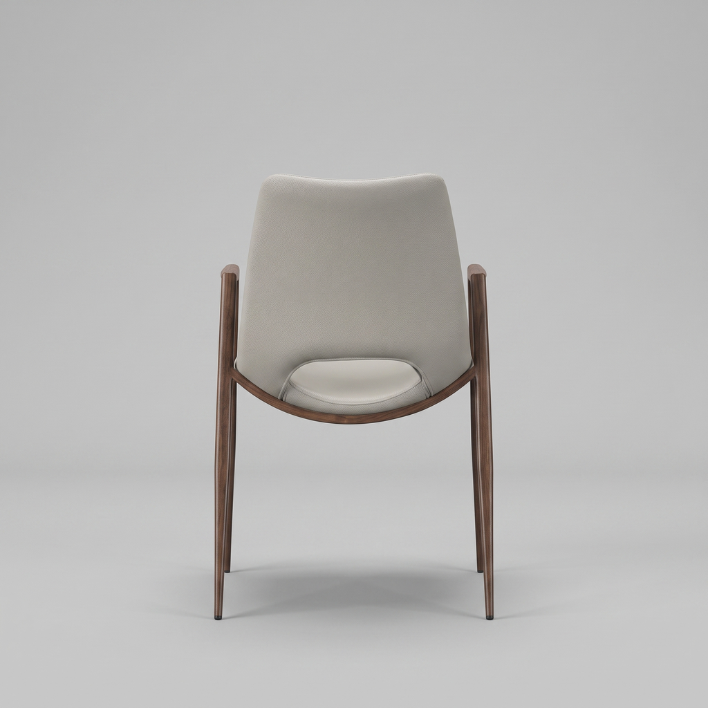 Silla Desi Beige & Walnut - Única configuración - vista 1
